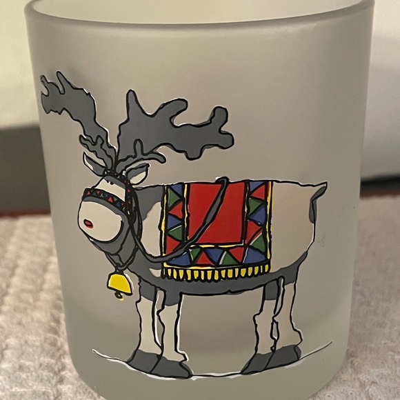 4 CHRISTMAS GLASSES CHRISTMAKKUH Old Fashioned WHISKEY On The Rocks GLASSES VTG - Picture 5 of 16